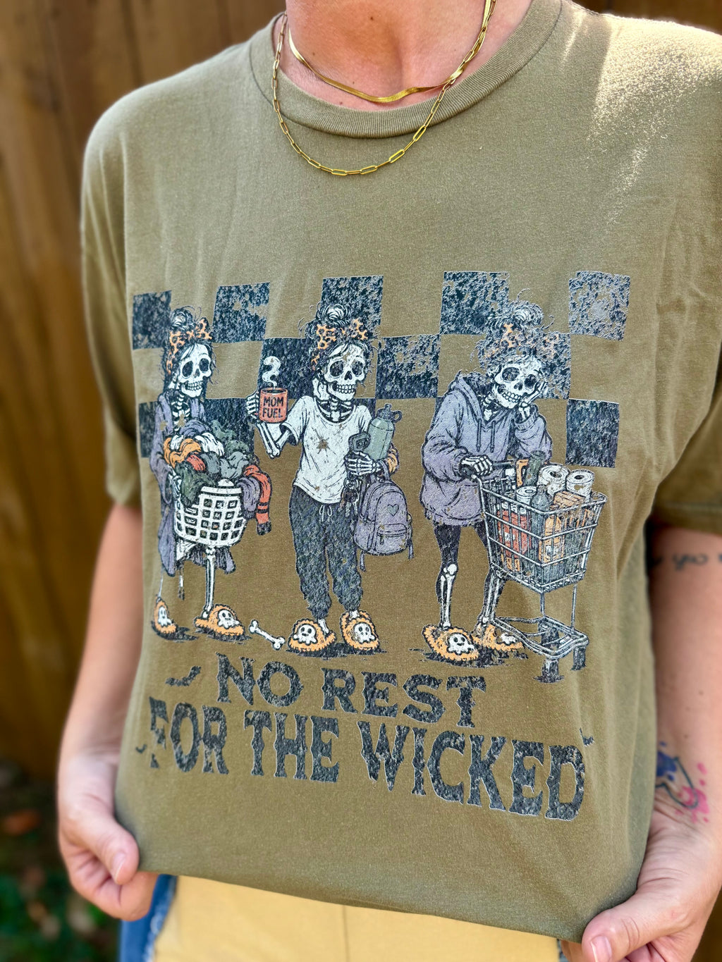 No Rest for the Wicked Graphic Tee