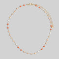 Assorted Dainty Bead Station Chain Necklace