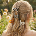 Assorted Four Piece Jaw Hair Clip Set