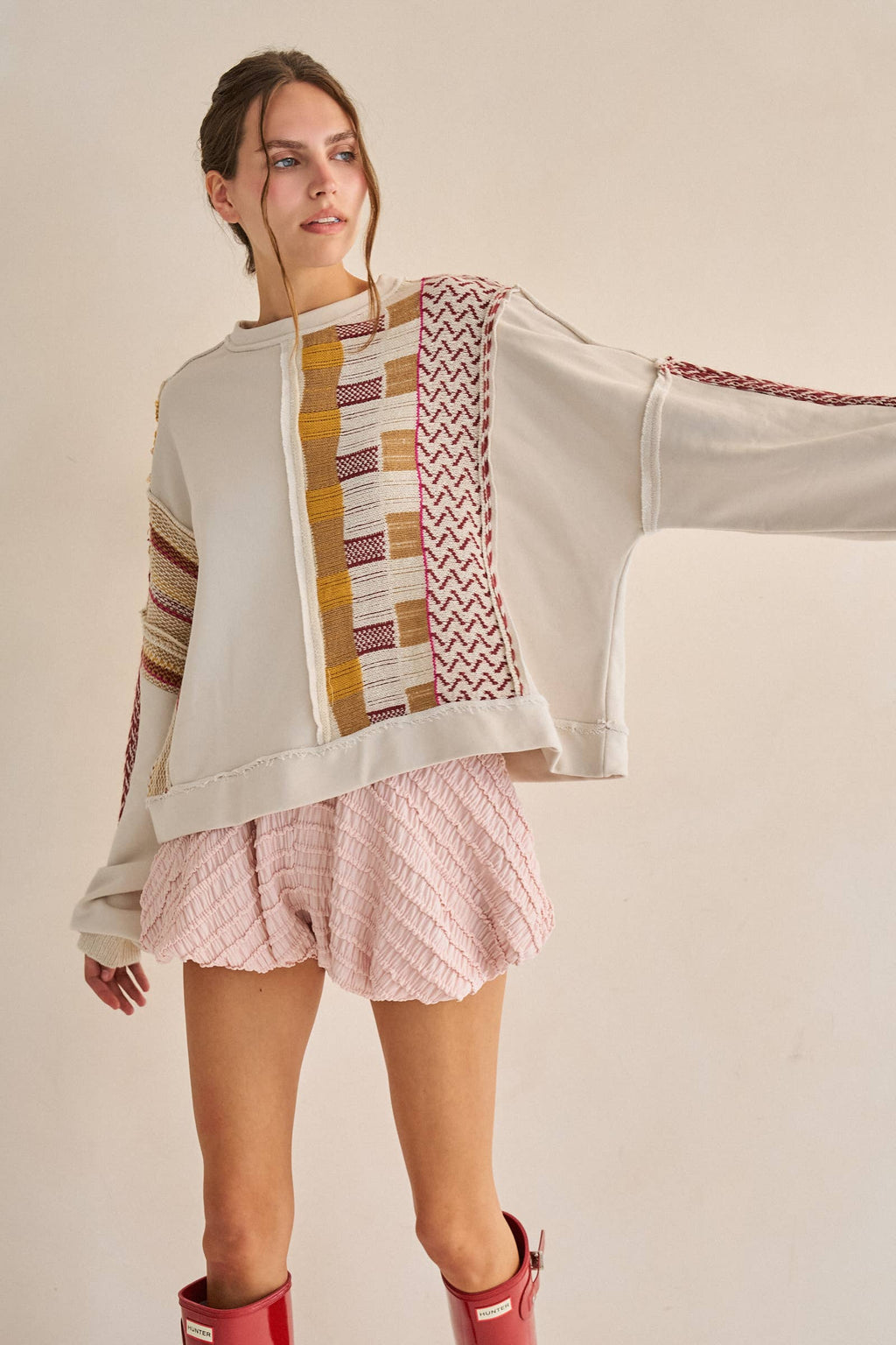 PATCHWORK SWEATSHIRT
