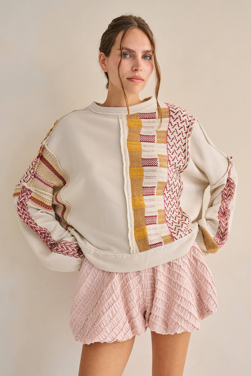 PATCHWORK SWEATSHIRT