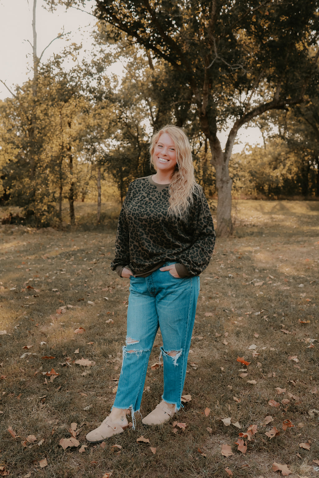 Olive Wild Side Pullover