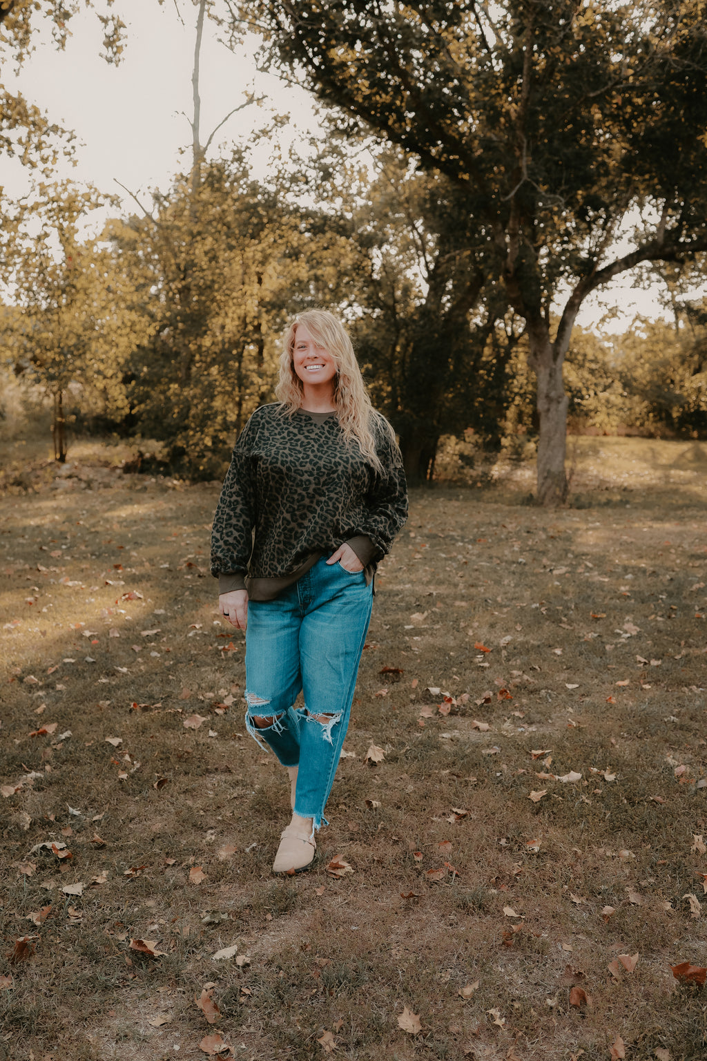 Olive Wild Side Pullover