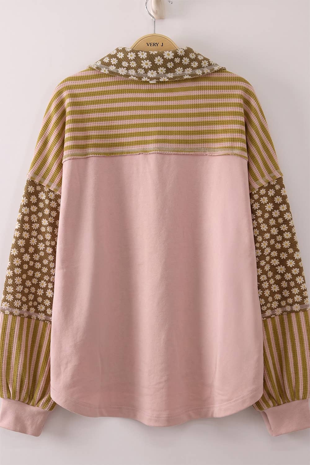 Janis Blush Contrast Top