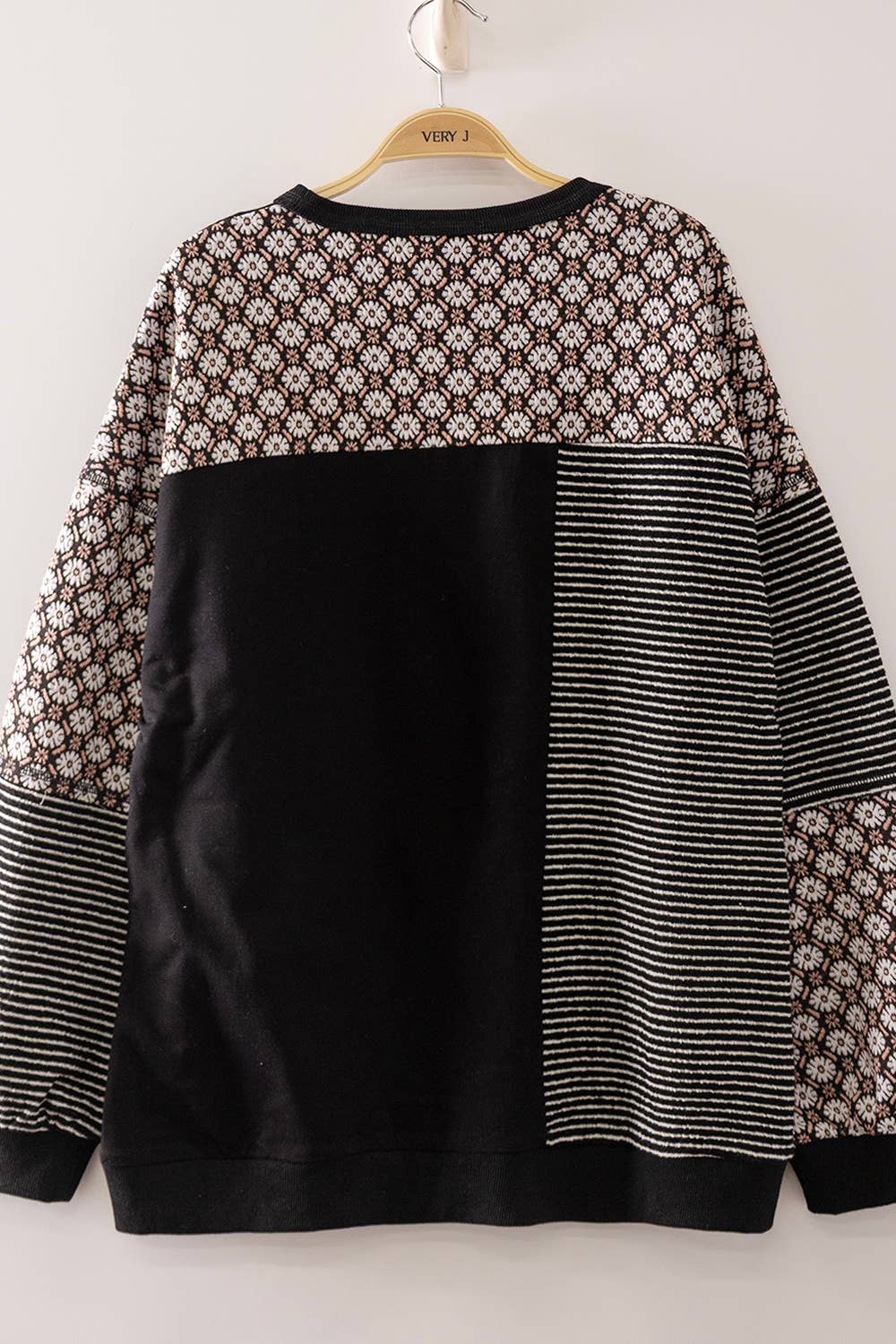 Mosaic Patchwork Pullover
