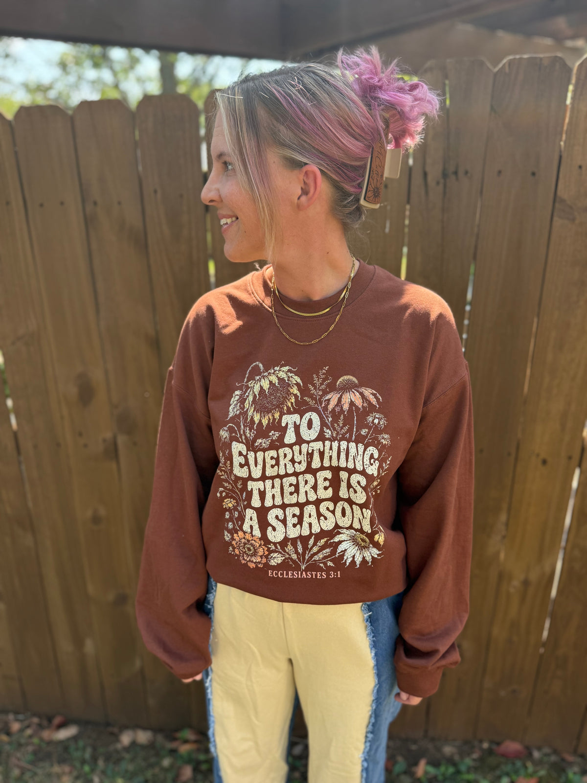 To Everything There is a Season Graphic Sweatshirt