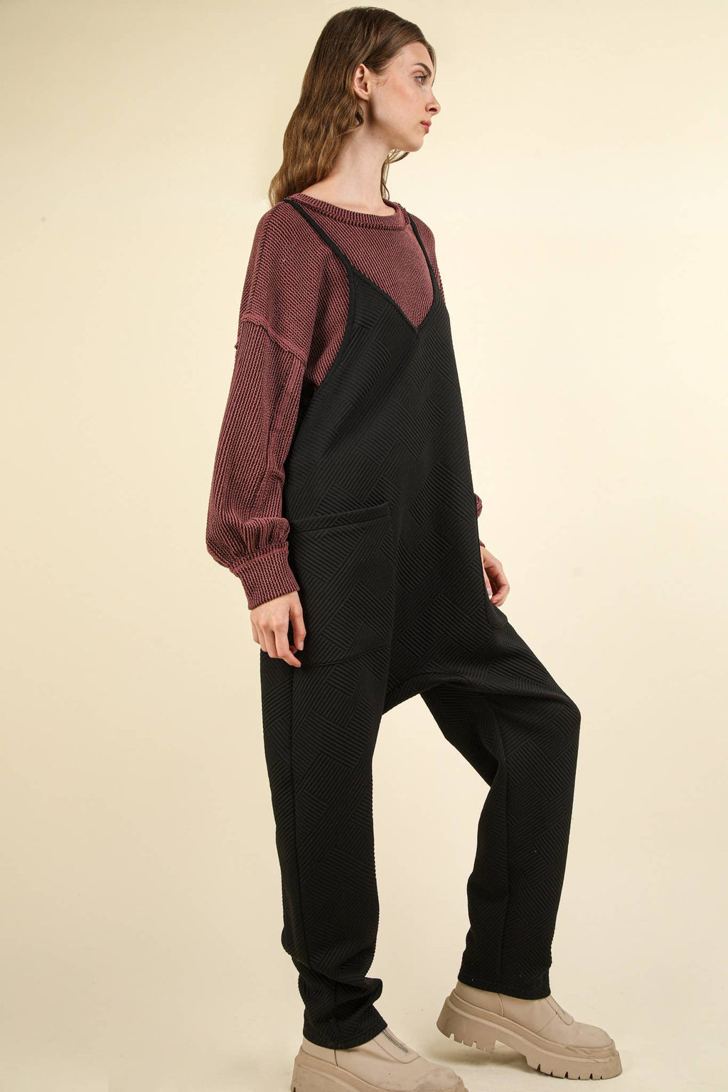 Onyx Quilted Jumpsuit
