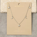 Stars Moon Charms Necklace