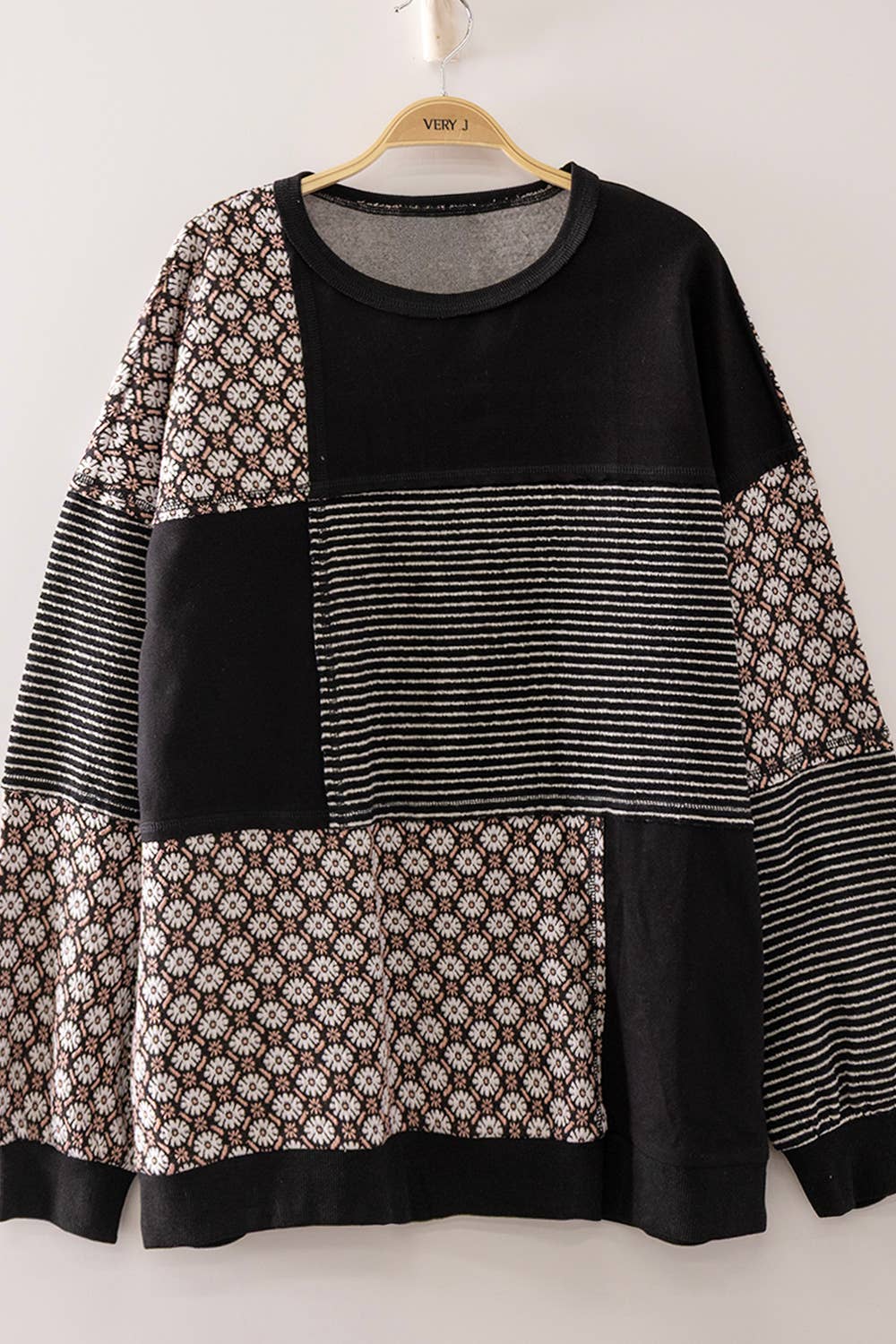 Mosaic Patchwork Pullover